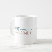 Ice Hockey Billet Mama Inspiration Zitat Kaffeetasse (Vorderseite Links)