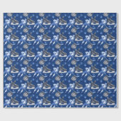 Ice Hockey Birthday Party Geschenkpapier (Flach)