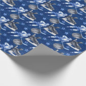 Ice Hockey Birthday Party Geschenkpapier (Ecke)