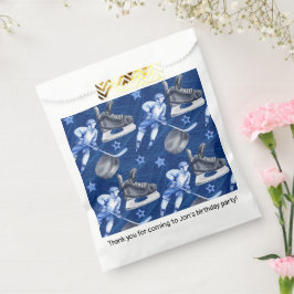 Ice Hockey Birthday Party Geschenktütchen