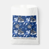 Ice Hockey Birthday Party Geschenktütchen (Vorderseite)