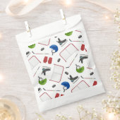 Ice Hockey Birthday Party Geschenktütchen (Ausgeschnitten)