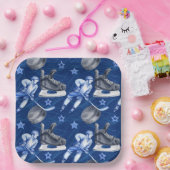 Ice Hockey Birthday Party Pappteller (Party)