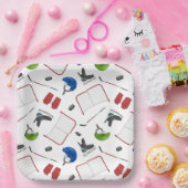 Ice Hockey Birthday Party Pappteller (Party)