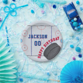 Ice Hockey Birthday Party Pappteller (Party)