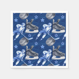 Ice Hockey Birthday Party Serviette