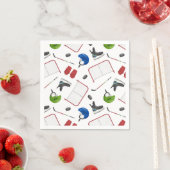 Ice Hockey Birthday Party Serviette (Beispiel)