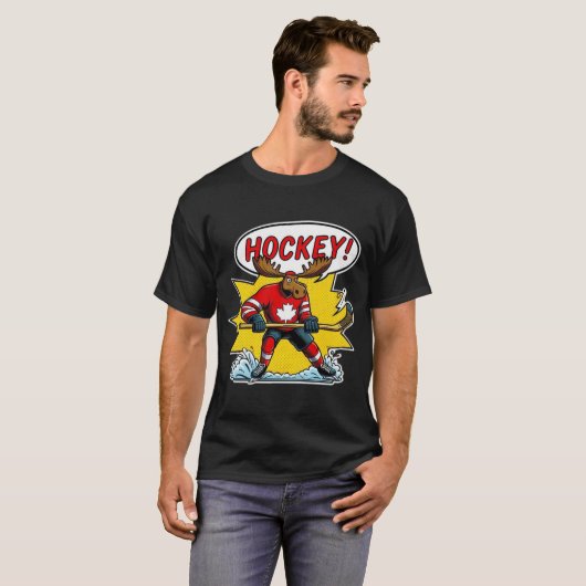 ICE HOCKEY-CANADA 6 T-Shirt (Vorne ganz)