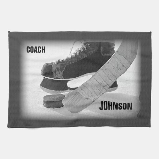 Ice Hockey Coach Vielen Dank Geschirrtuch (Horizontal)