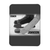 Ice Hockey Coach Vielen Dank Magnet (Vertikal)