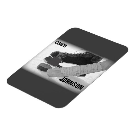 Ice Hockey Coach Vielen Dank Magnet (Linke Seite)