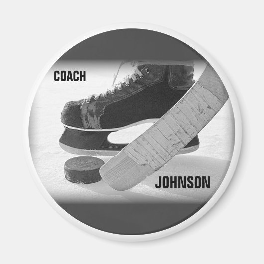 Ice Hockey Coach Vielen Dank Magnet (Vorne)
