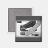 Ice Hockey Coach Vielen Dank Magnet (Vorderseite/Rückseite)