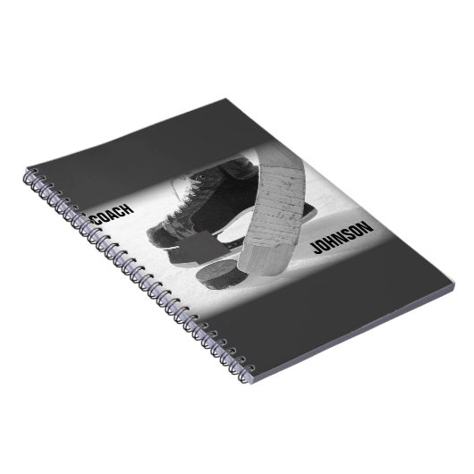 Ice Hockey Coach Vielen Dank Notizblock (Rechte Seite)