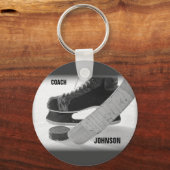 Ice Hockey Coach Vielen Dank Schlüsselanhänger (Vorderseite)