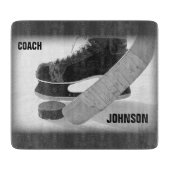 Ice Hockey Coach Vielen Dank Schneidebrett (Vorderseite)