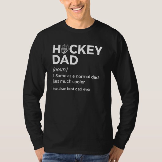 Ice Hockey Dad Definition Men T-Shirt (Vorderseite)