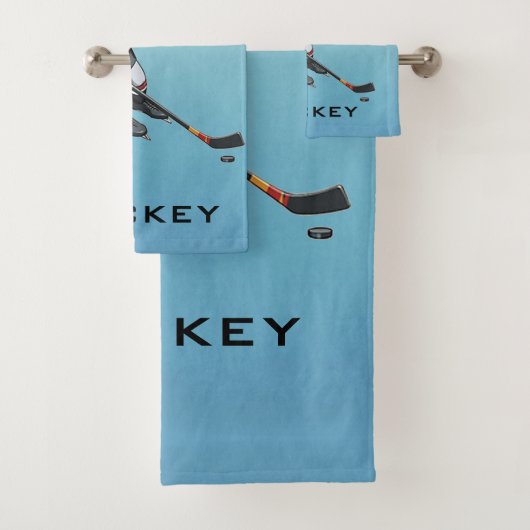Ice Hockey Design Badetuch Set (Insitu)