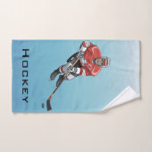 Ice Hockey Design Badetuch Set (Handtuch)