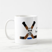 Ice Hockey Design Personalisiert Kaffeetasse (Links)