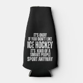 ICE HOCKEY FUNNY QUOTES FLASCHENKÜHLER (Vorderseite)