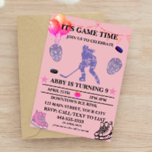 Ice Hockey Geburtstagsthema individuell gestalten