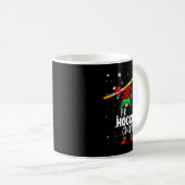 Ice Hockey Gnome Red Buffalo Plaid Matching Family Kaffeetasse (VorderseiteRechts)