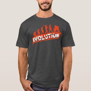 Ice Hockey Goalie Evolution Goaltender Geschenk T-Shirt