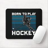 Ice Hockey Goalie Geschenkidee Geboren Hockey spie Mousepad (Mit Mouse)