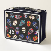 Ice Hockey Goalie Masks Metall Brotdose (Rückseite)