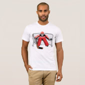 Ice Hockey Goalie Mens T - Shirt (Vorne ganz)