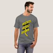 Ice Hockey Goalie Quote Tee Shirt (Vorne ganz)