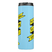 Ice Hockey Goalie Quote Thermosbecher (Rückseite)