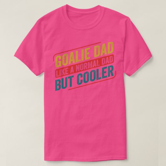 Ice Hockey Goalie Vater Goalkeeper Vater T-Shirt (Design vorne)