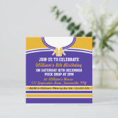 Ice Hockey Jersey Themed Party Einladung Vorlage (Stehend Vorderseite)