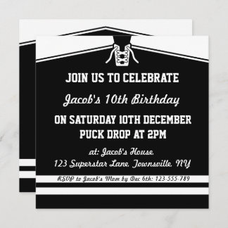 Ice Hockey Jersey Themed Party lädt Template ein Einladung