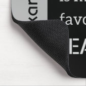 Ice Hockey Maus Pad Lieblingssaison Silber Mousepad (Ecke)