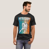 Ice Hockey Player Attitude Is Everything T-Shirt (Vorne ganz)