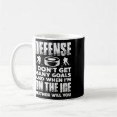Ice Hockey Player Goalie Defense I Don't Get Many Kaffeetasse (Links)