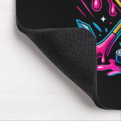 Ice Hockey Player Ice Cream Drip Youth Boys And Gi Mousepad (Ecke)