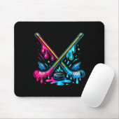 Ice Hockey Player Ice Cream Drip Youth Boys And Gi Mousepad (Mit Mouse)