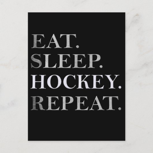 Ice Hockey Postkarte (Vorderseite)