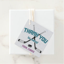 Ice Hockey Skate Rink Lila Geburtstag Vielen Dank Geschenkanhänger