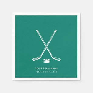 Ice Hockey Sport Club Team Spieler Custom Serviette