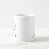 Ice Hockey Stickman Kaffeetasse (Mittel)