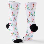 Ice Hockey Stickmen Socken (Gewinkelt)