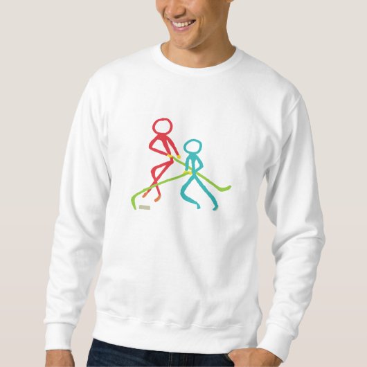 Ice Hockey Stickmen Sweatshirt (Vorderseite)