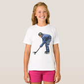 Ice Hockey Time Girls T - Shirt (Vorne ganz)