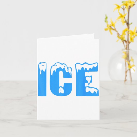 Ice Ice And Baby Family Funny Halloween Costume Co Karte (Gelbe Blume)