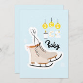 ICE ICE BABY ICE SKATE FEIERTAGSKARTE (Vorne/Hinten)